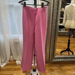 Wide leg pink pants